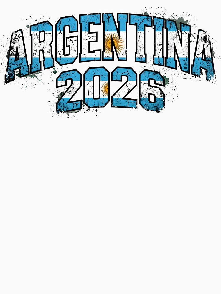 Argentina Flag Soccer Fan Gift 2026 by Martin's_Design