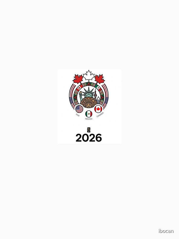 World Cup 2026 Official Nations Emblem - North America Soccer Design by ibocan