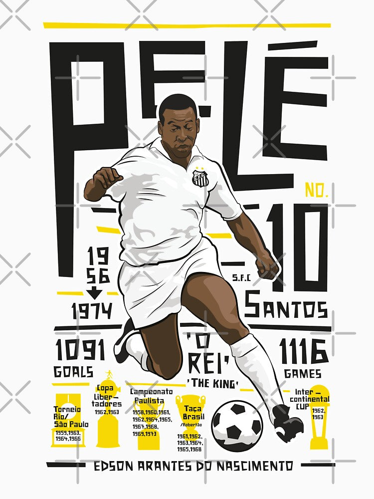 Pelé - Santos FC by Kieran Carroll