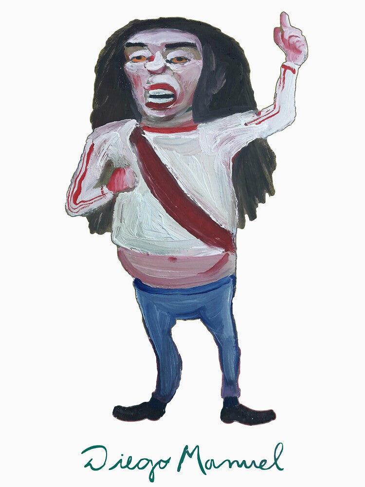 The soccer fan by Diego Manuel Rodriguez