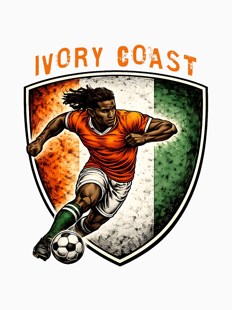 Ivory Coast - 2026 Futbol Retro Style by Tee Nook
