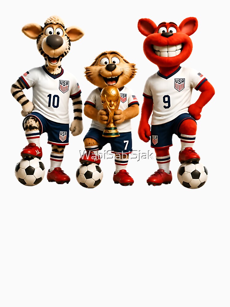 Funny USA Soccer Crew World Cup Fans by WabiSabiSjak