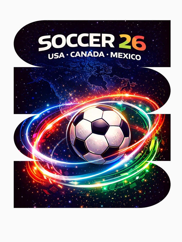 North America Soccer 2026 Shirt, Soccer 26 USA Canada Mexico Fan Tee, United 2026 Soccer Graphic - Bold by MK-Charlie