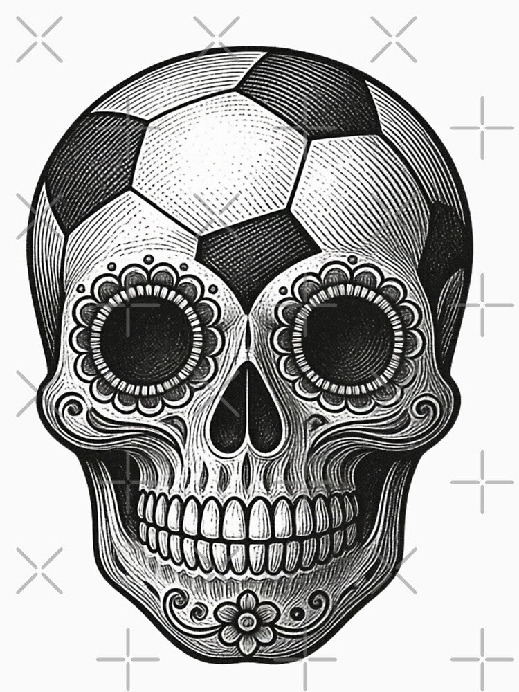Mexico Sugar Skull Soccer Day of the Dead - Football 2026 by ZIKI VI