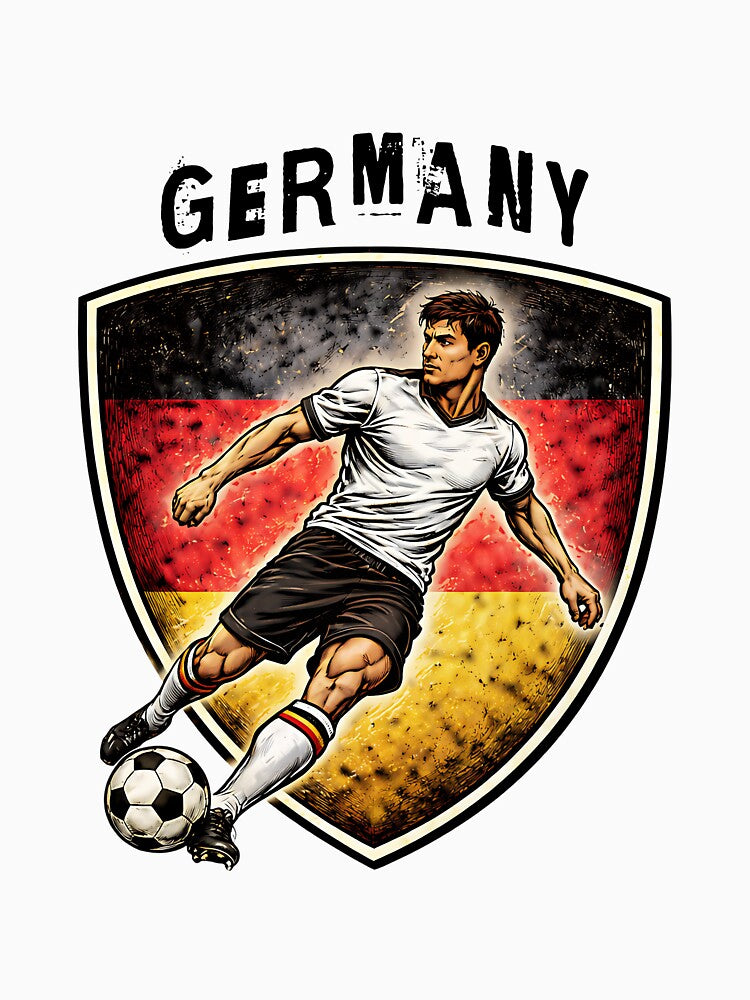 Germany - 2026 Futbol Retro Style by Tee Nook
