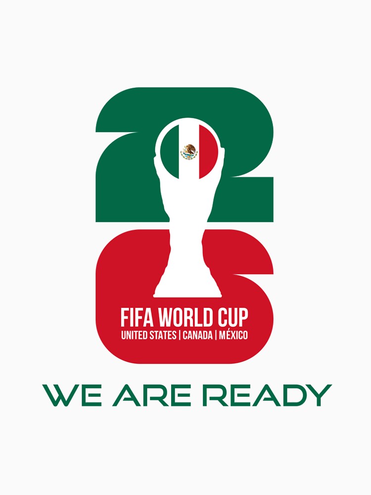 Mexico World Cup 2026 We Are Ready Trophy Sticker by topprinting