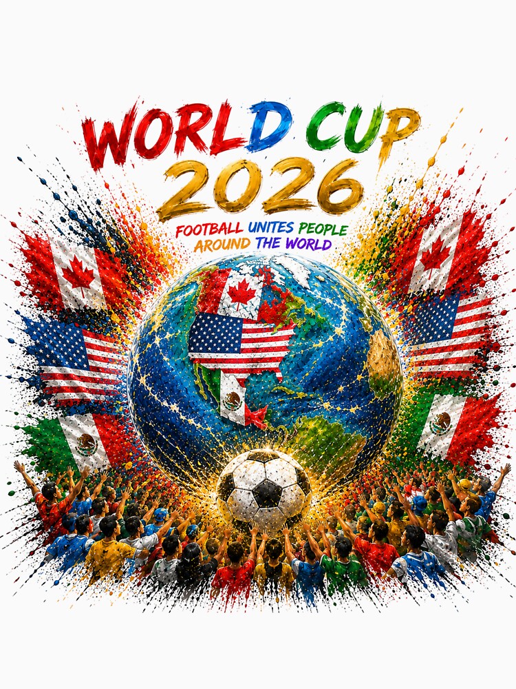 World Cup 2026 Soccer Fan Graphic by nexargraphics
