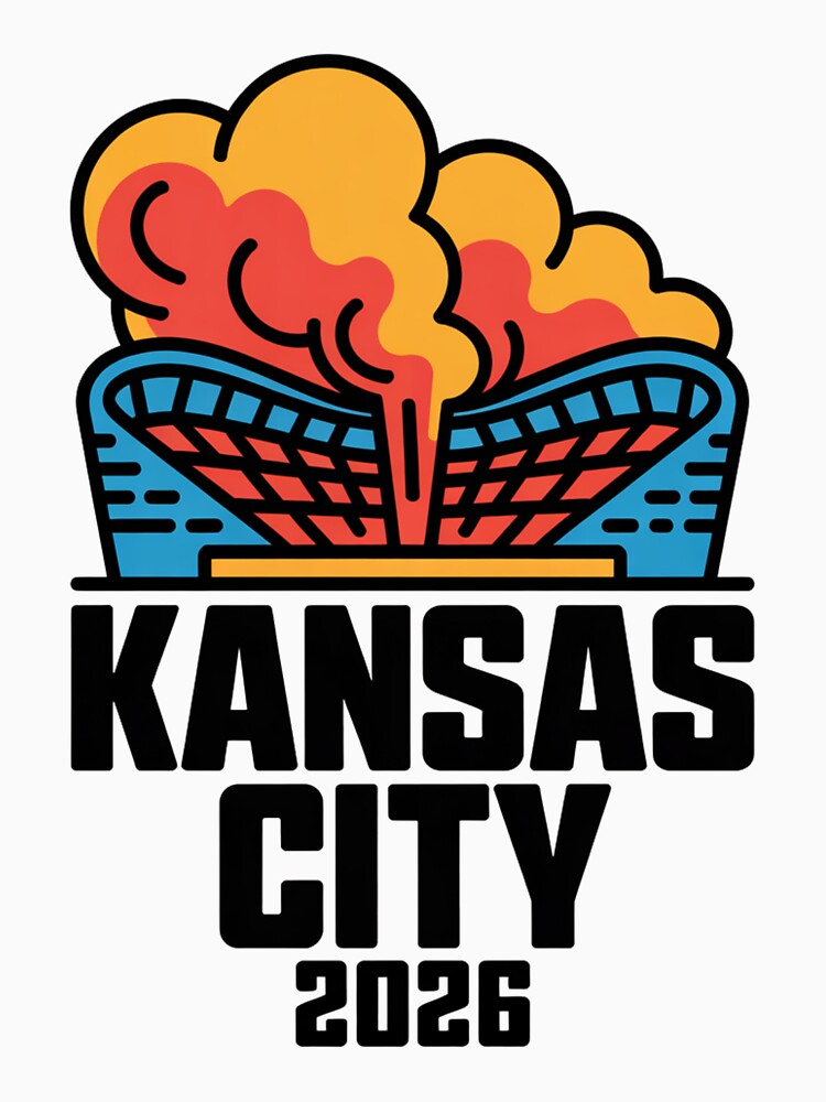 Kansas City 2026 Arrowhead Stadium Football T-Shirt V23 by DarylWelsh2024