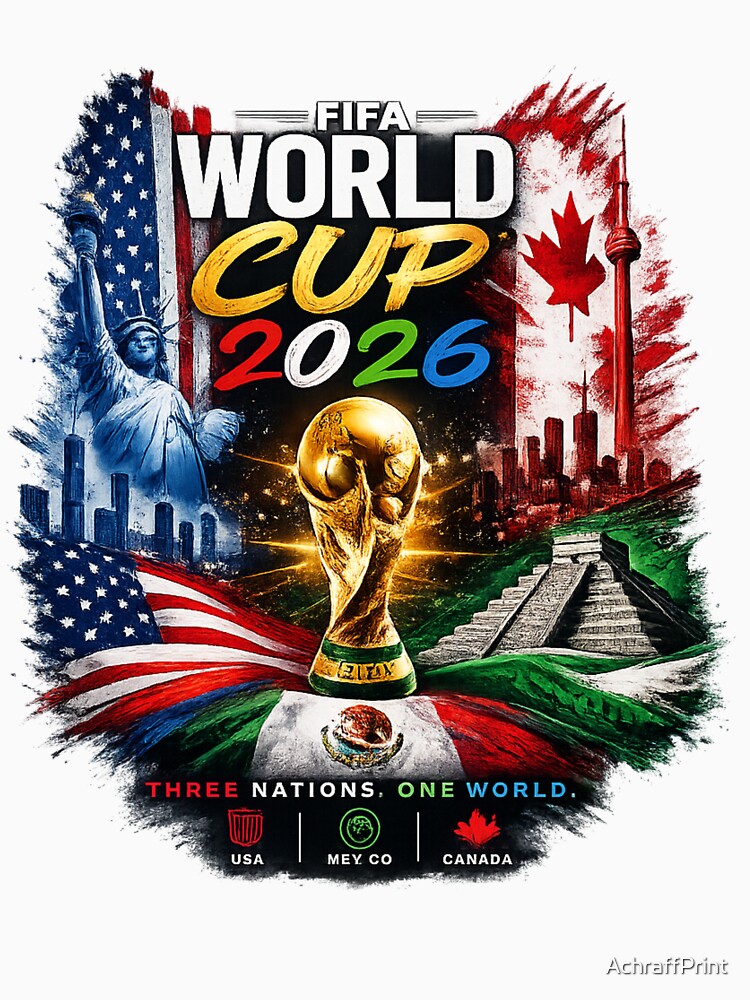 Three Nations Soccer Celebration 2026 by AchraffPrint