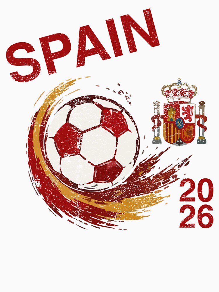 Spain Football Fan Shirt 2026 Spanish Flag Supporter Tee International Tournament Fan Gift by LessIsLoud