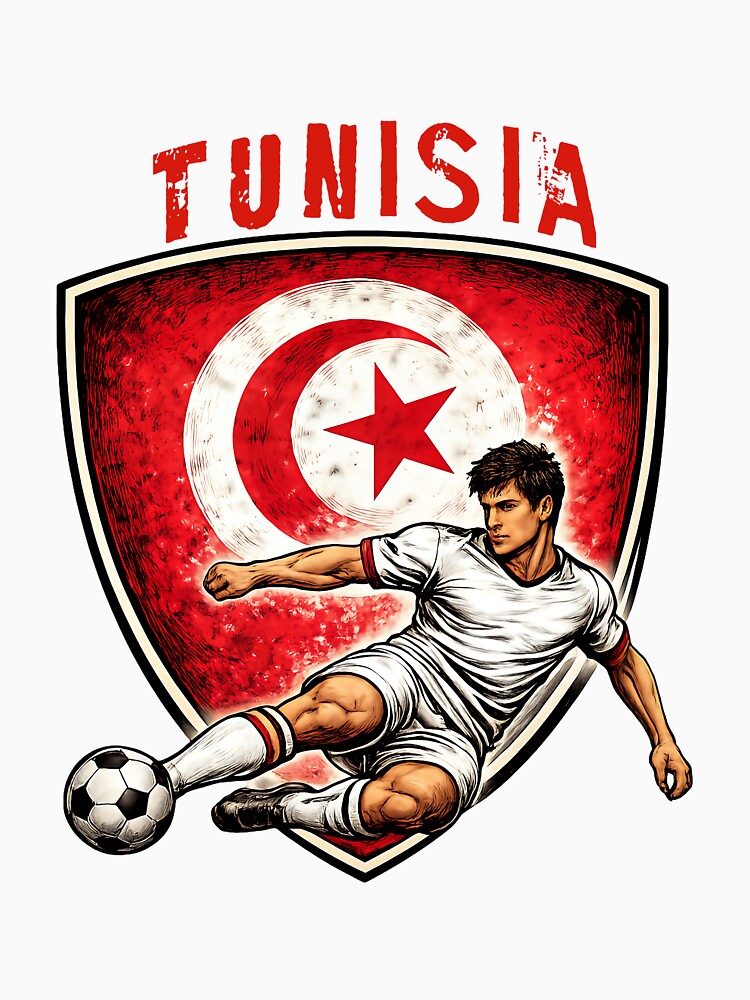 Tunisia - 2026 Futbol Retro Style by Tee Nook
