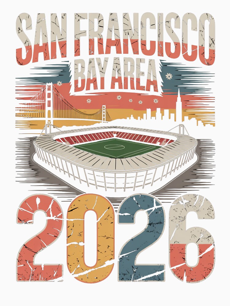 San Francisco Bay Area Golden Gate Stadium T-Shirt V12 by DarylWelsh2024