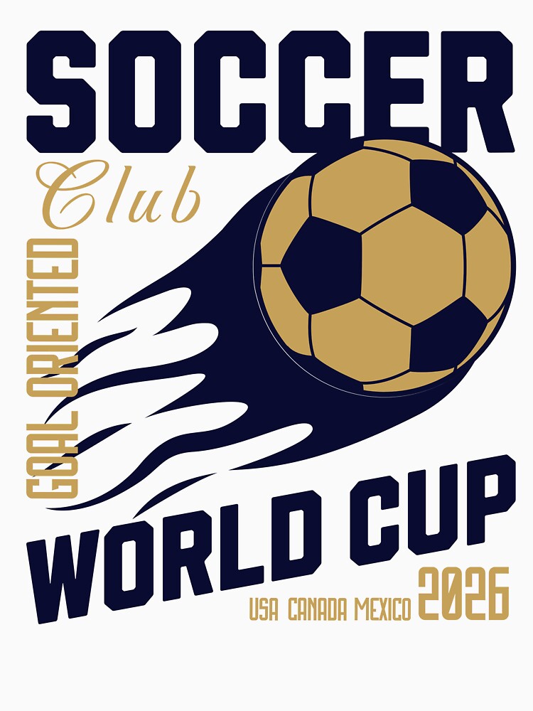 Vintage Soccer Club World Cup 2026 Goal Oriented Design by Abaseen