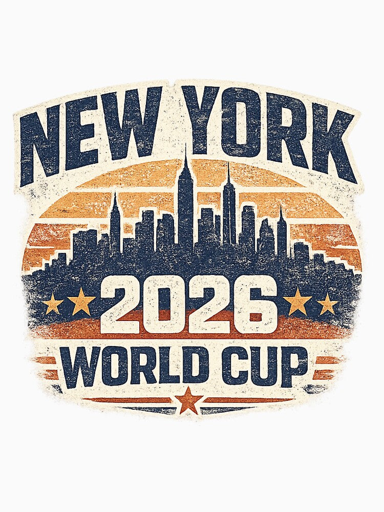 New York World Cup 2026 – NYC Skyline Retro by ArthUpscale