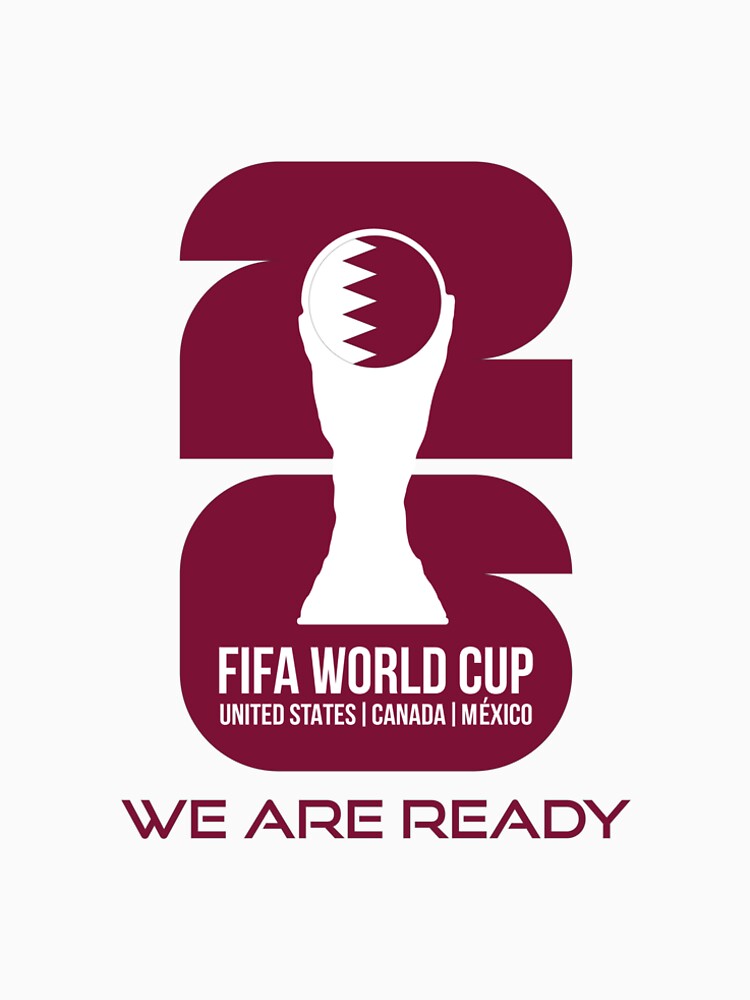 Qatar World Cup 2026 We Are Ready Trophy Sticker by topprinting