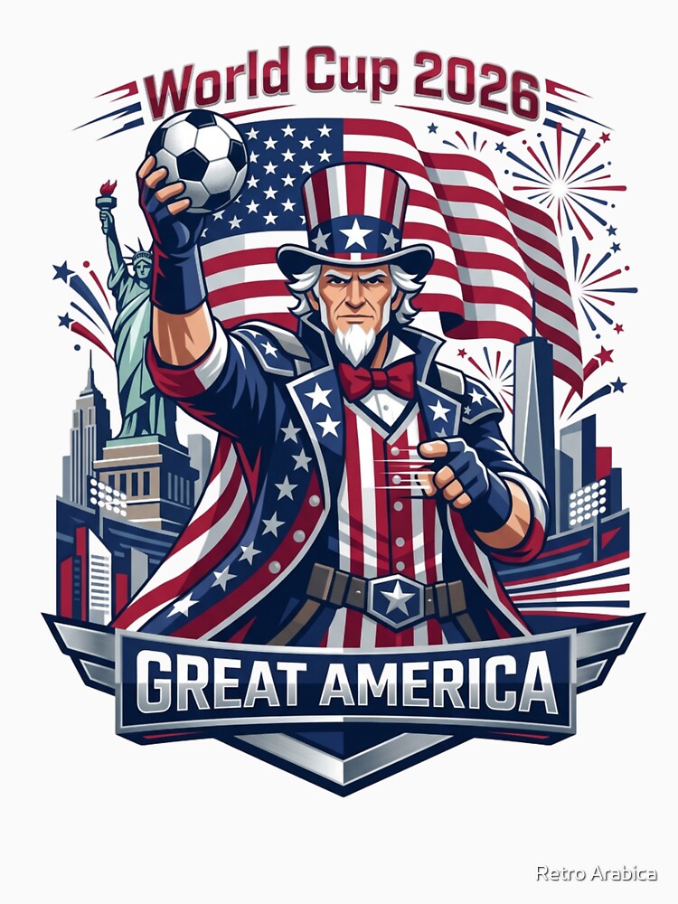 Great America Football Fan Poster by Retro Arabica