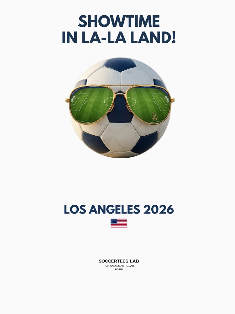 WC26 Hosting City: Los Angeles | Fun and Smart Soccer Fan Gear by Soccertees Lab