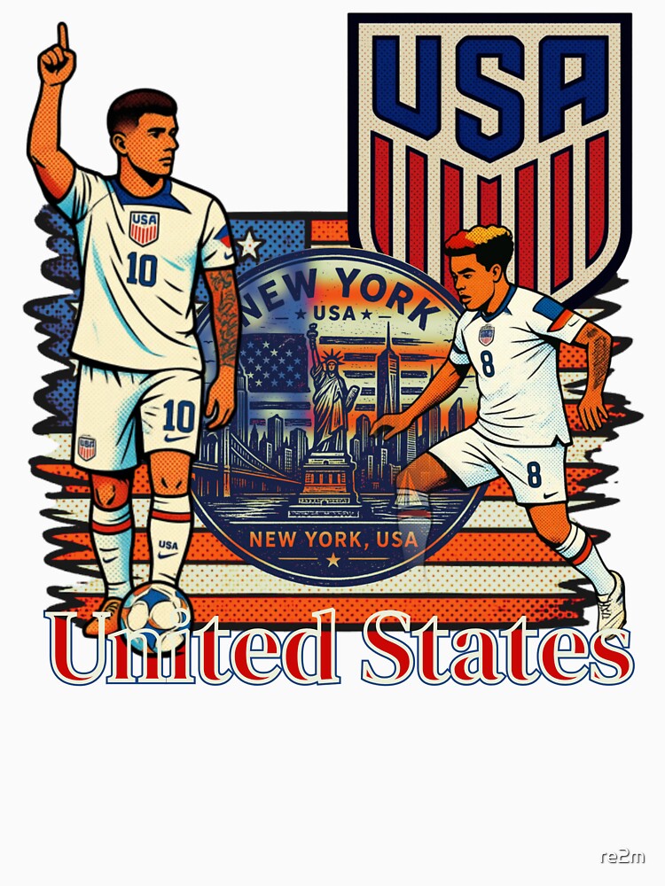 United States Football Stars Art by re2m