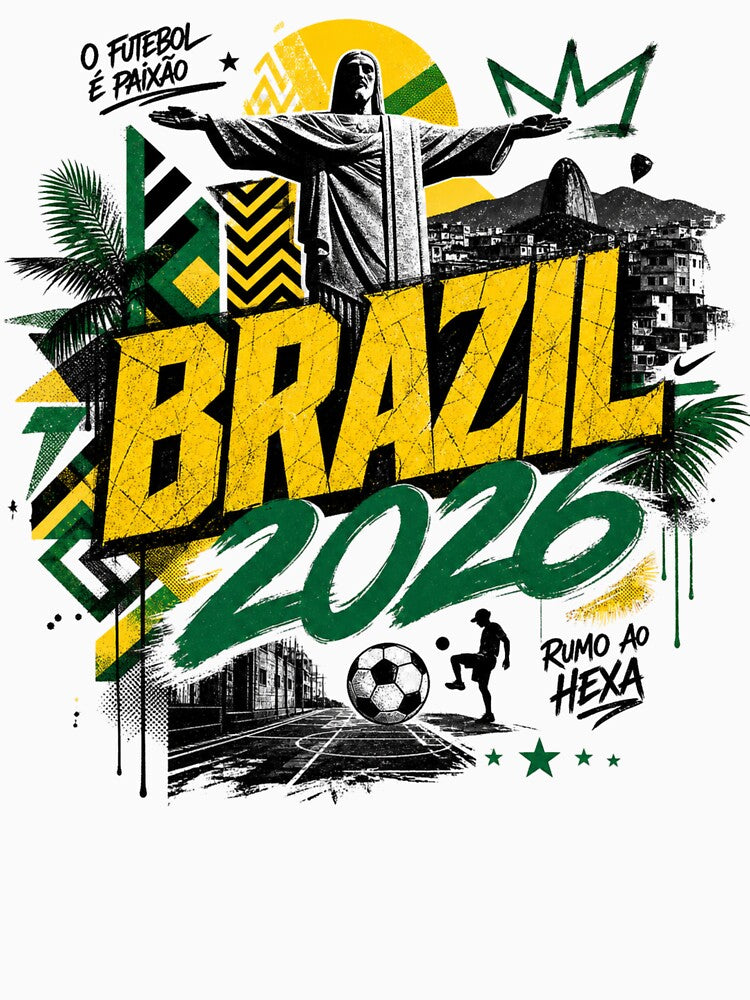 Brazil 2026 Football World Cup Glory | Seleção Fan Supporter Shirt by rushaib