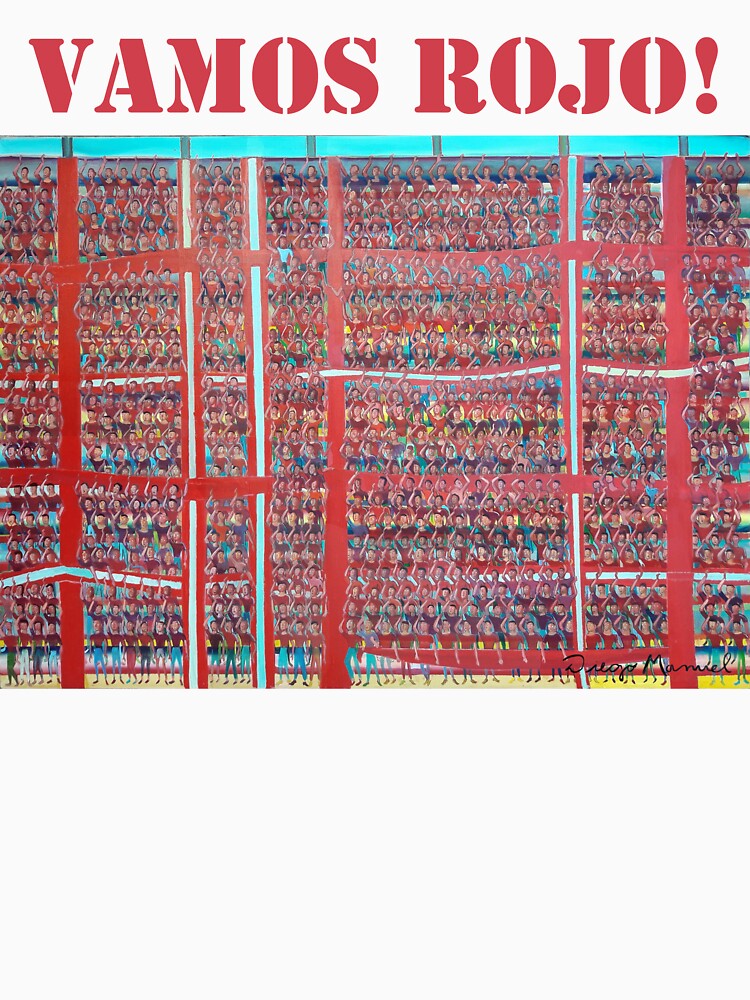 Great red grandstand by Diego Manuel Rodriguez
