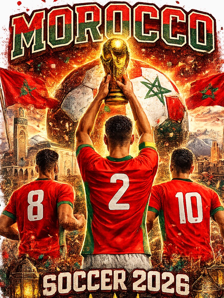 Morocco Soccer 2026 Shirt – Moroccan Football Fan Gift by UrbanPrintVibes