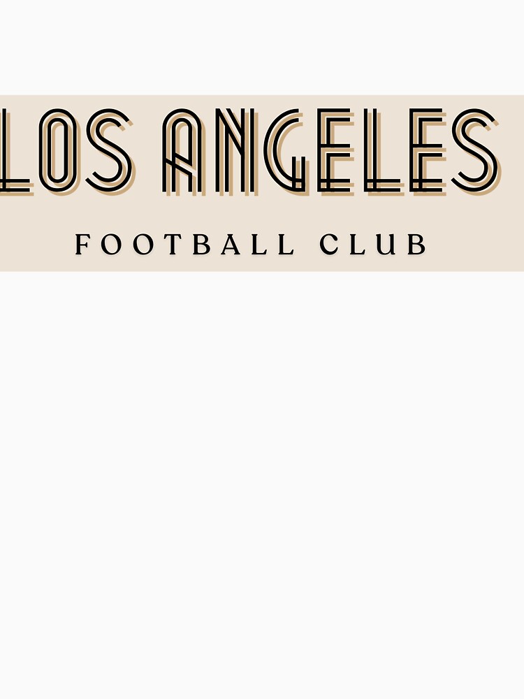 Los Angeles Football Club (LAFC) Retro Design by Niche Fandoms R Us