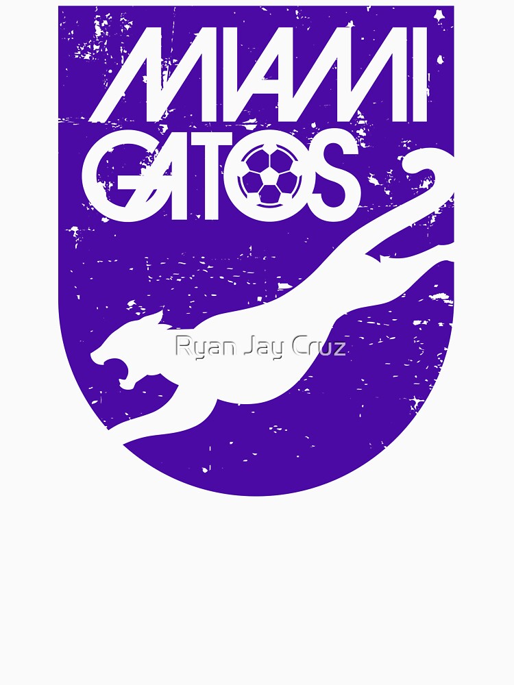 1972 Miami Gatos Defunct Vintage Soccer by Ryan Jay Cruz
