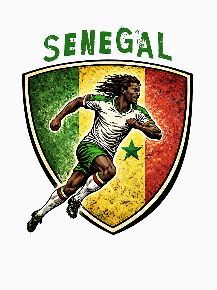 Senegal - 2026 Futbol Retro Style by Tee Nook