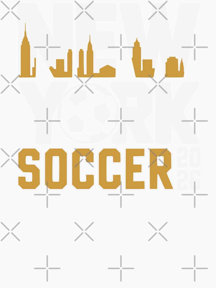 New York Soccer 2026 Skyline Football Fan by MavtM