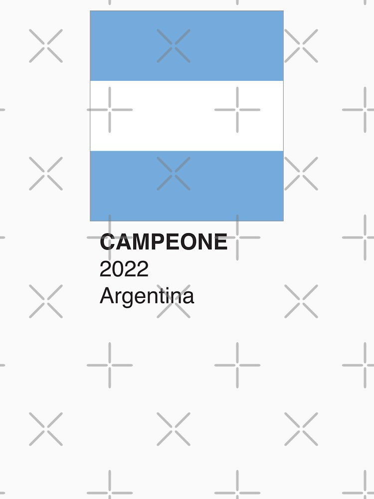 CAMPEONE 2022 Argentina (Pantone Style) by frikybomb