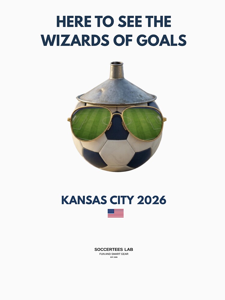 WC26 Hosting City: Kansas City | Fun and Smart Soccer Fan Gear by Soccertees Lab