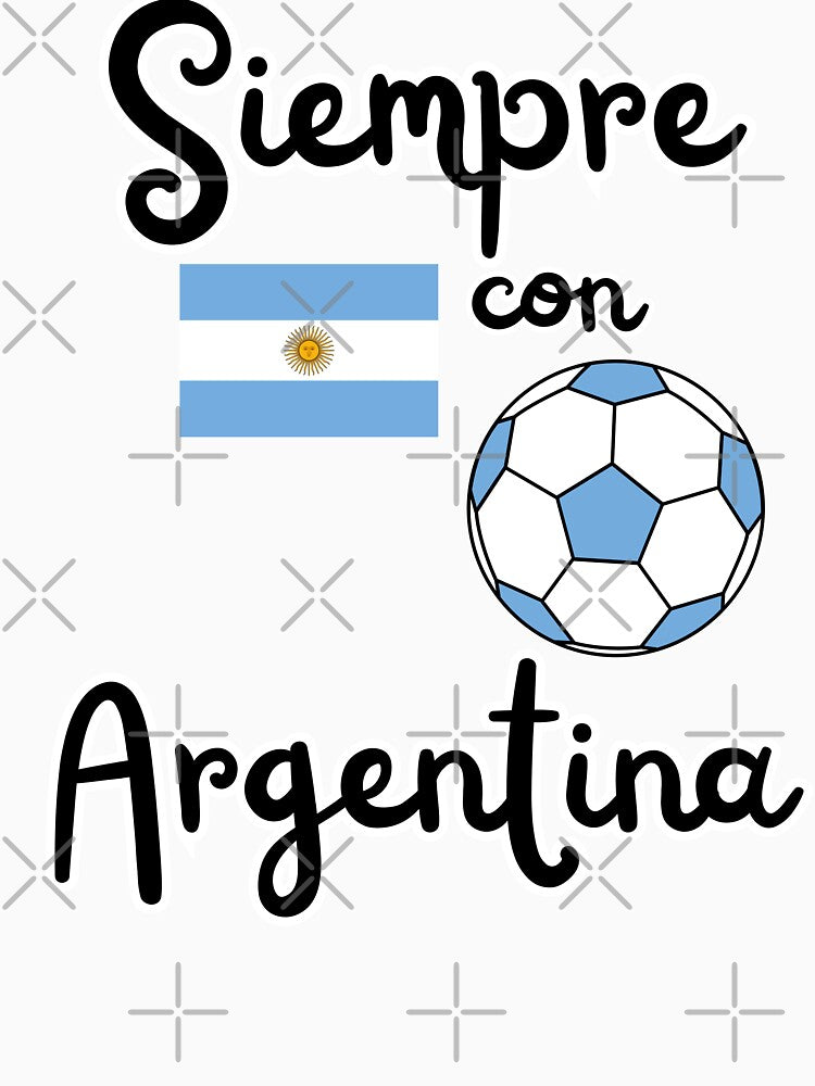 Always Argentina soccer football fan design by Tienda-Vane