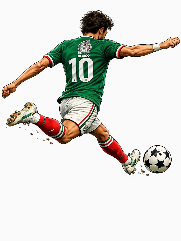 Sticker Fútbol México Número 10 Selección Mexicana by fritz-10signer