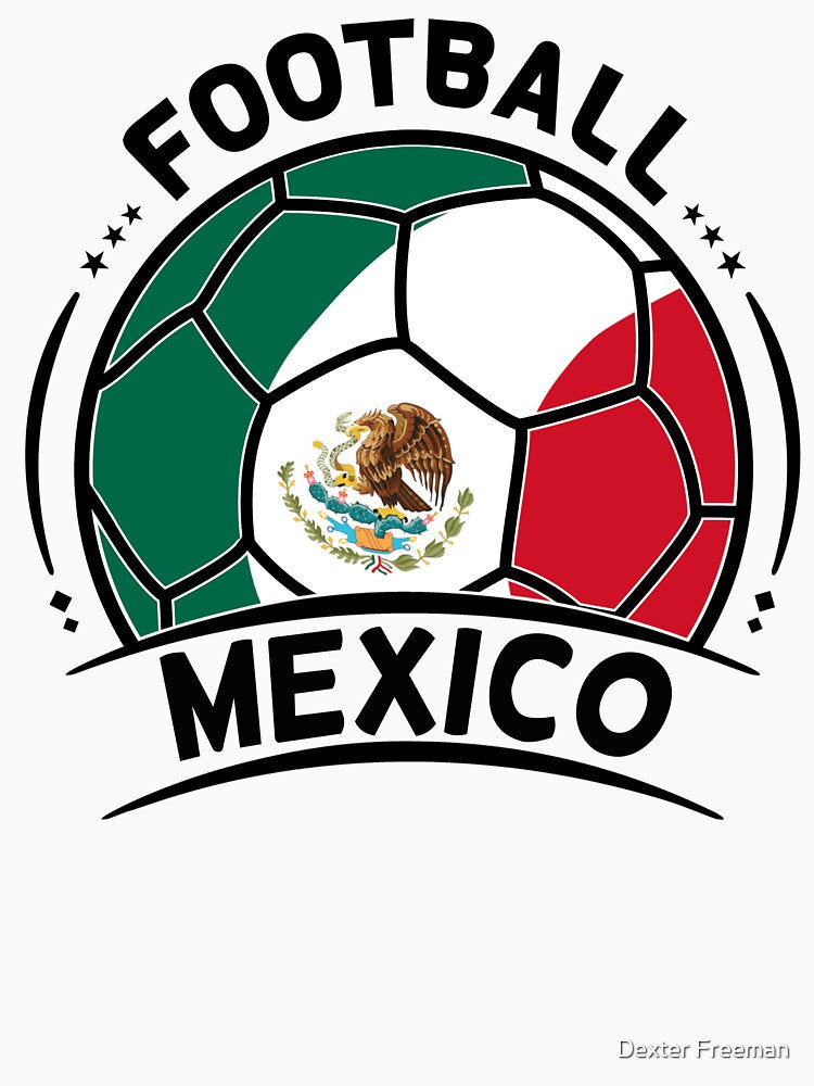 Mexico Football Team United States Flag inside a Soccer Ball for Football Fans by Dexter Freeman