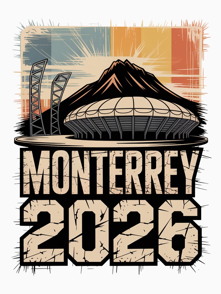 Monterrey 2026 Cerro de la Silla Mountain T-Shirt V7 by DarylWelsh2024