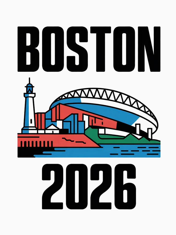 Boston 2026 New England Soccer Souvenir T-Shirt V21 by DarylWelsh2024