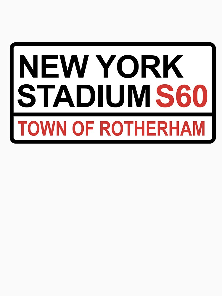 Rotherham New York Stadium Iconic Street Sign by DelfDesign