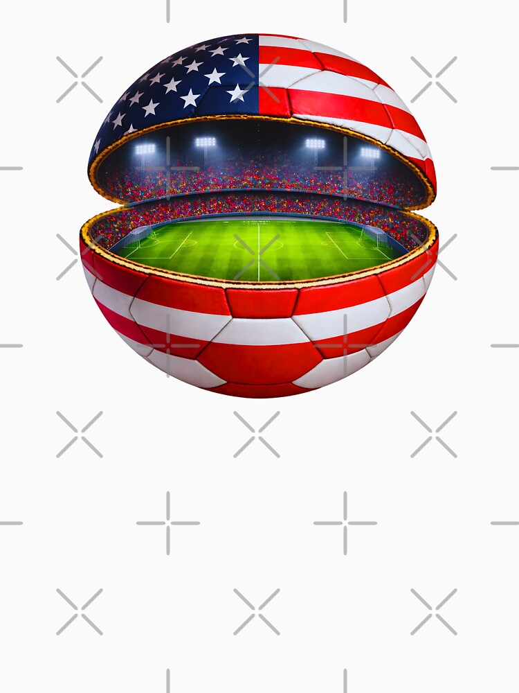 USA Soccer Stadium Ball Design by FunToTheFullest
