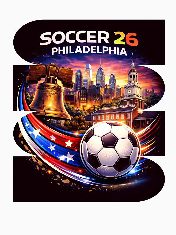 Philadelphia Soccer 2026 Shirt, Soccer 26 Philadelphia PA Fan Tee, Philly Soccer Graphic by MK-Charlie