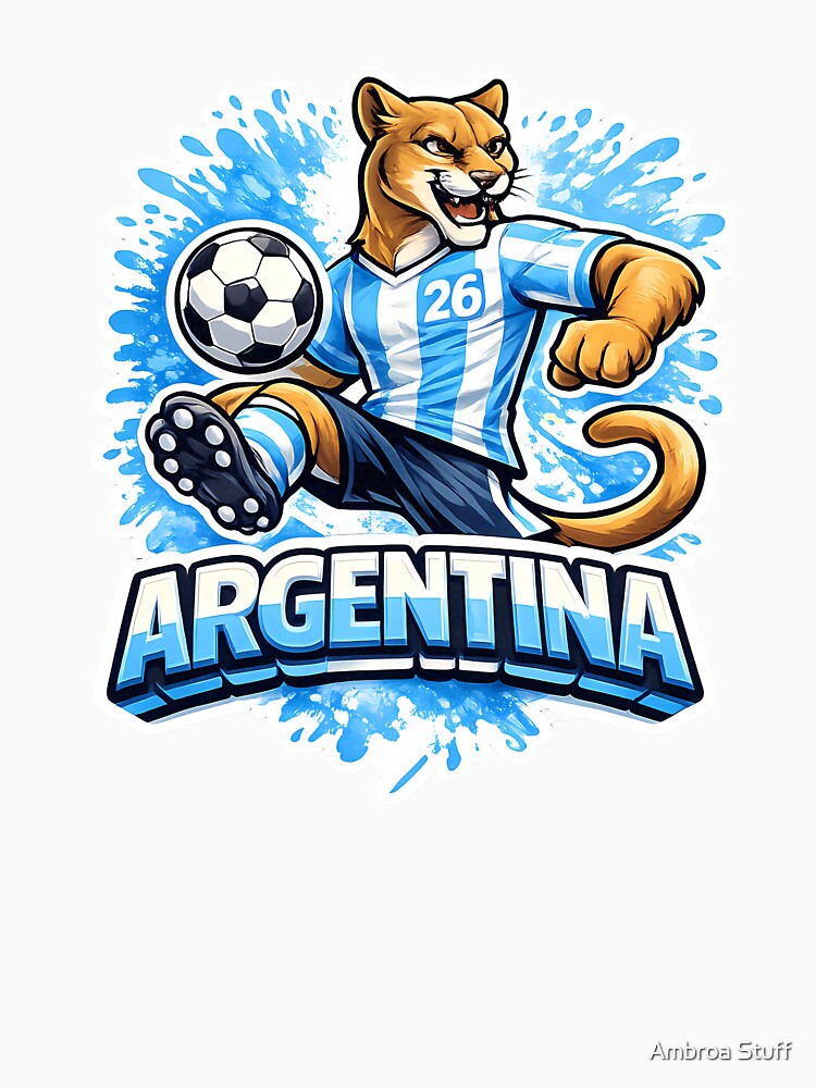 Argentina Soccer Mascot - Albiceleste Edition by Ambroa Stuff