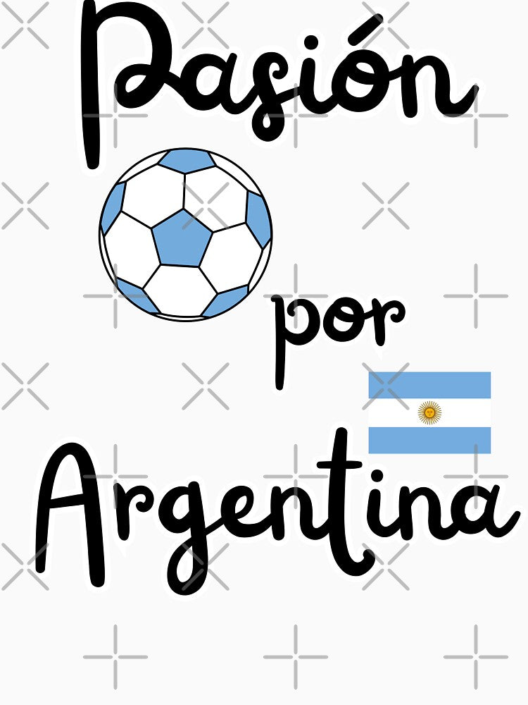 Argentina passion soccer football fan design by Tienda-Vane