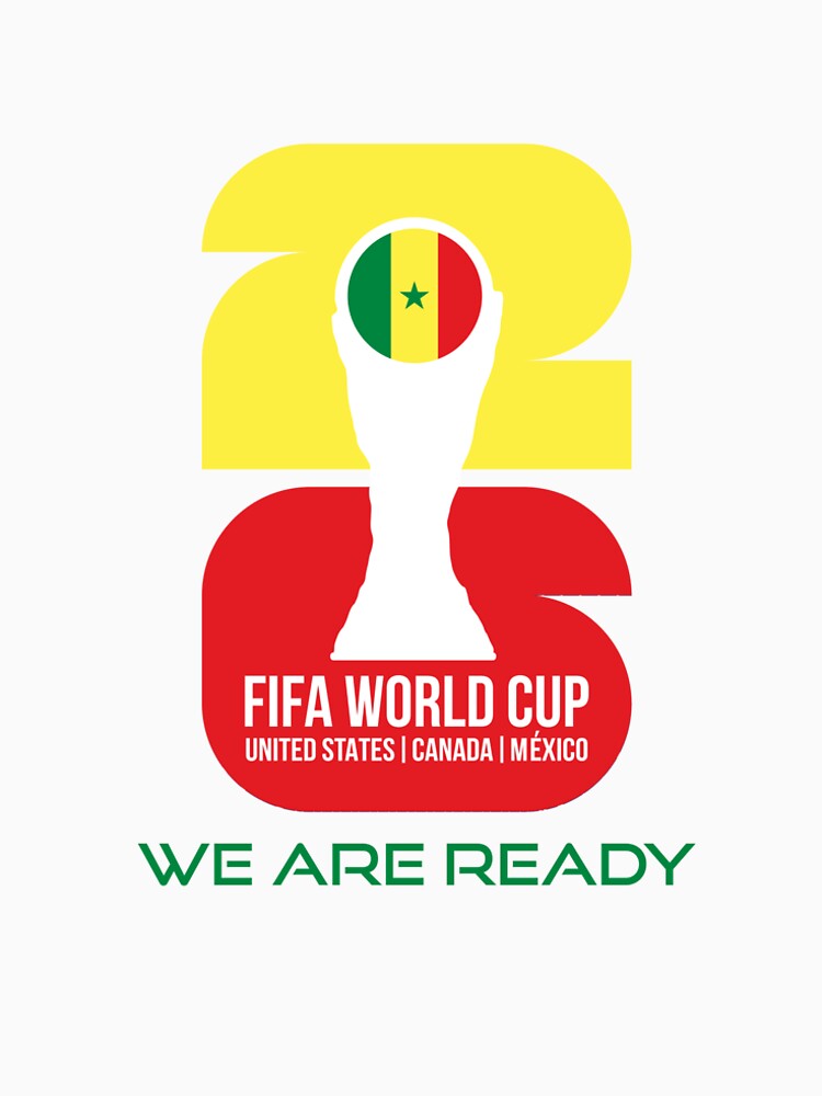 Senegal World Cup 2026 We Are Ready Trophy Sticker by topprinting