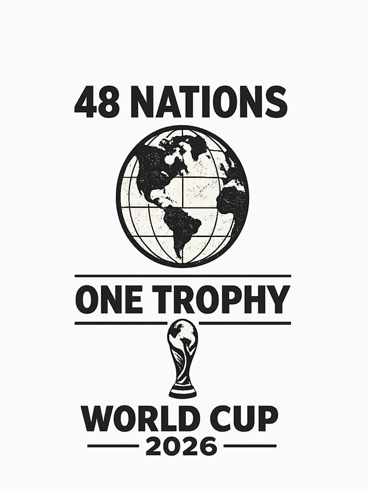 48 Nations One Trophy | World Cup 2026 Football Design by ArthUpscale