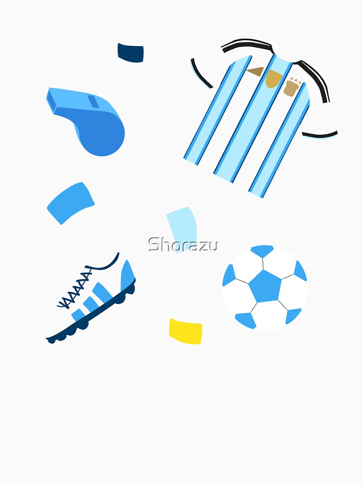 Argentina Football Kit Set – Soccer Jersey, Boots & Ball by Shorazu
