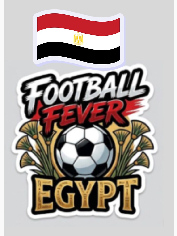 Egyptian Football Fever 2026 - Ancient Pharaoh Style by MyArtDream