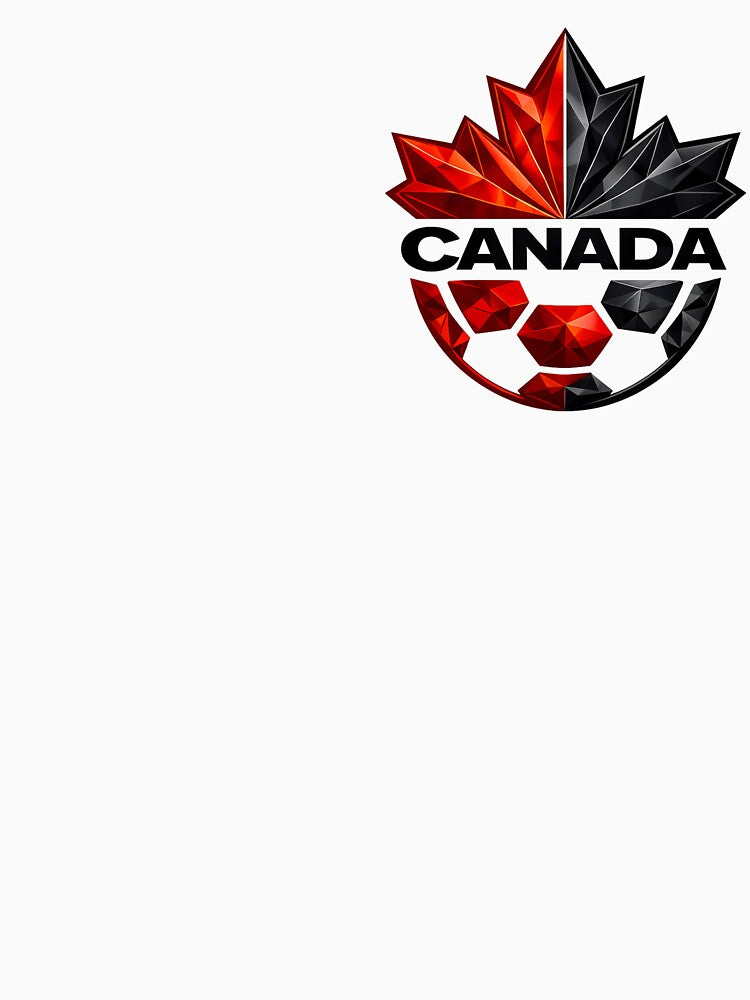 Geometric Canada Soccer Maple Crest by CompassLake