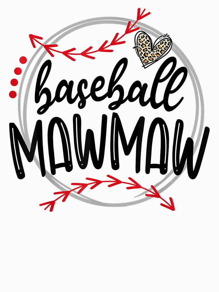 Funny Baseball Mawmaw Leopard Baseball Lovers by GerdaShop