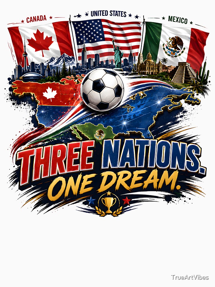 USA Canada Mexico Football Tournament 2026 by TrueArtVibes