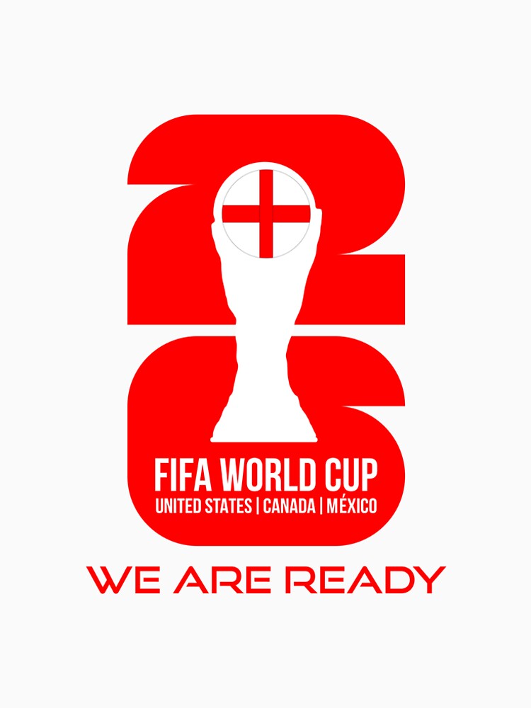 England World Cup 2026 We Are Ready Trophy Sticker by topprinting