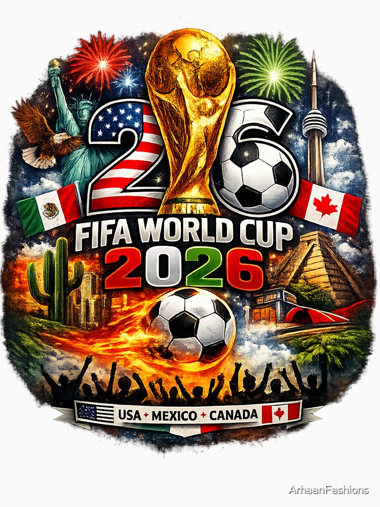 North America Football Fan Art 2026 | USA Mexico Canada by ArhaanFashions